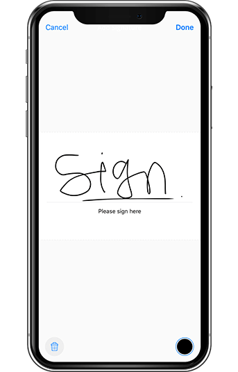 Club management booking app screen