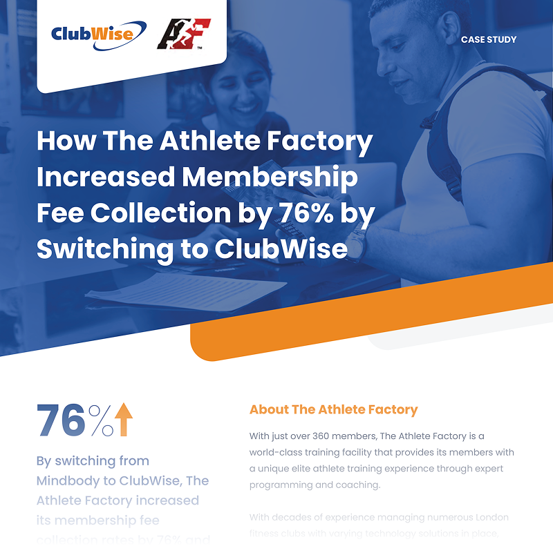 Discover How The Athlete Factory Increased Membership Collections by 76% by Switching to ClubWise
