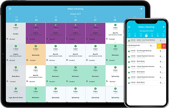 Diary software for fitness clubs 